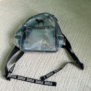 Pink Stadium Clear Backpack